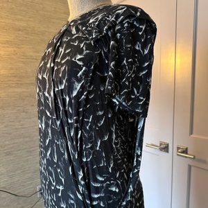 HELMUT LANG | Printed Midi Length Dress, size L